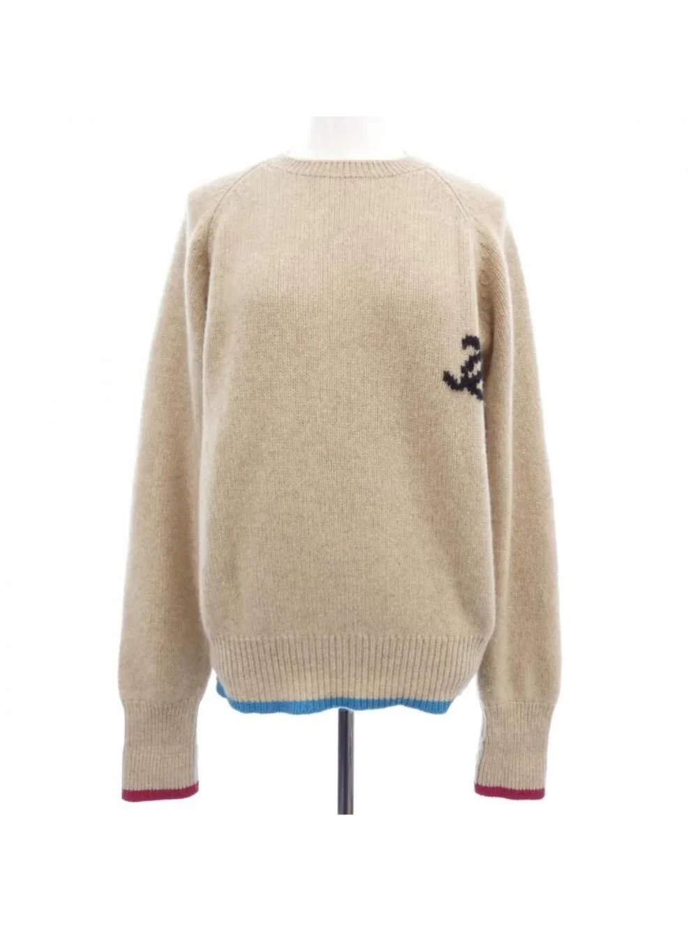 Chanel Knit Sweater Beige
